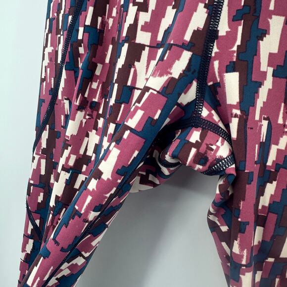 Sweaty‎ Betty Power Pocket Leggings 7/8 Length in Pink Check Size US 4 - Picture 7 of 11